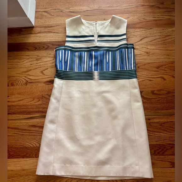 Tory Burch Dresses & Skirts - Tory Burch Mixed-Pattern Mikado Sheath Dress - EUC - size 12